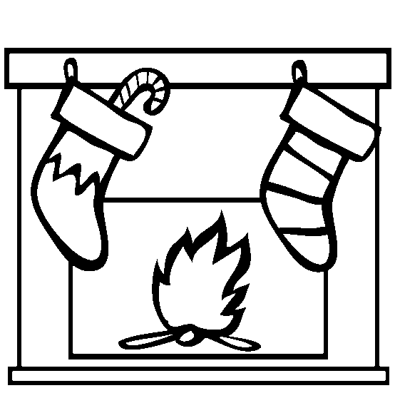 Skarpety świąteczne kolorowanki